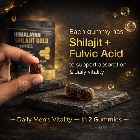 Shilajit Gold Gummies™ - Men’s Vitality Gummies.