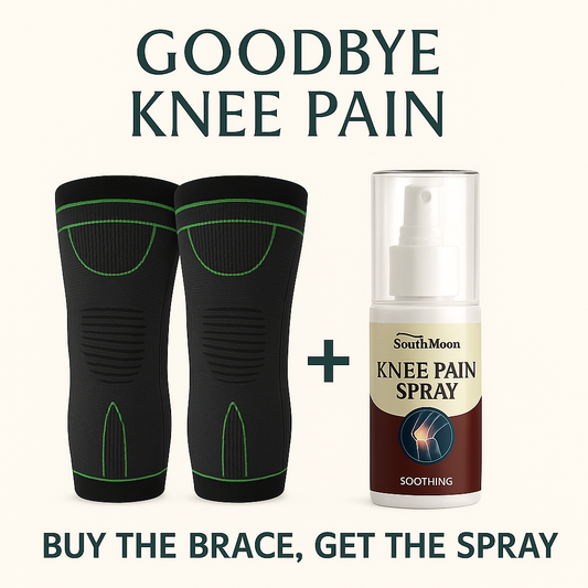 Compression Knee Brace + a FREE Knee Pain Spray