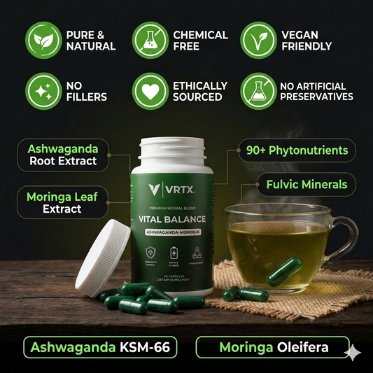 VRTX Vital Balance (Ashwagandha + Moringa) - Men