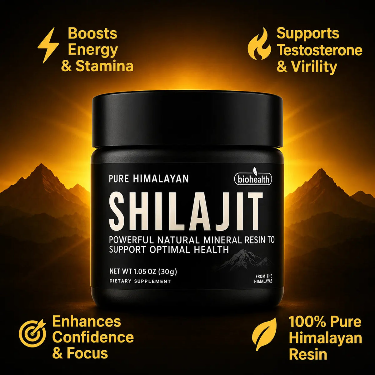 Prime Shilajit™ - Vitality Formula by BioHealth