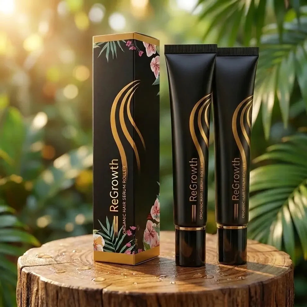 Hair & Scalp Organic Regrowth Serum Roller (2PCS)