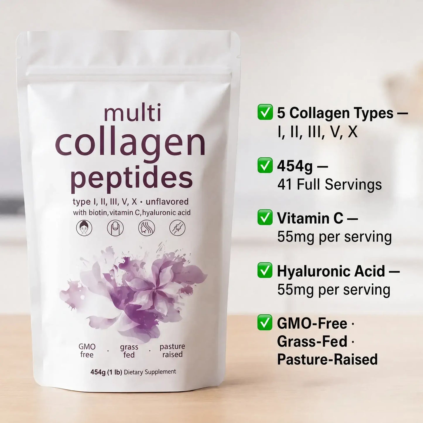 Multi Collagen Peptides Powder