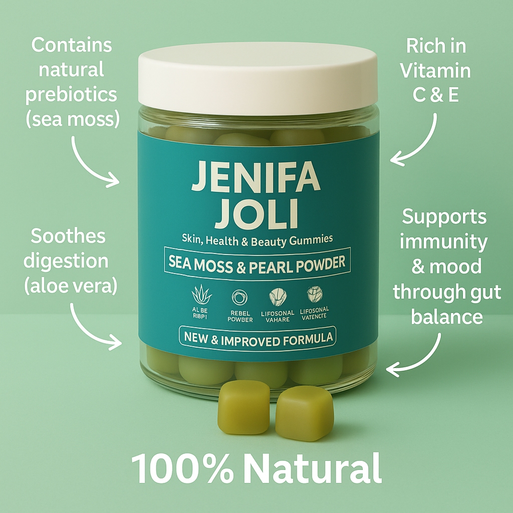 Jenifa Joli™ : Sea Moss Gut Gummies.